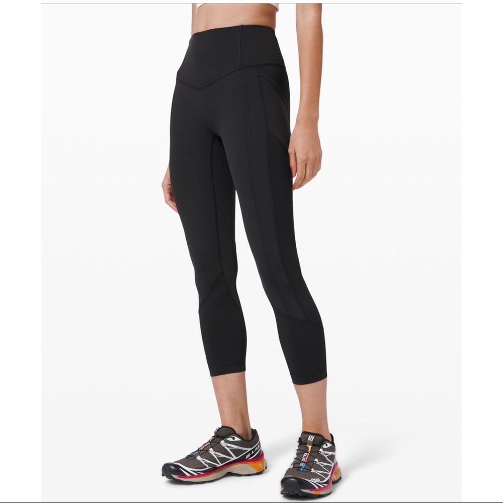 Lululemon Black All The Right Places II Crop 23”